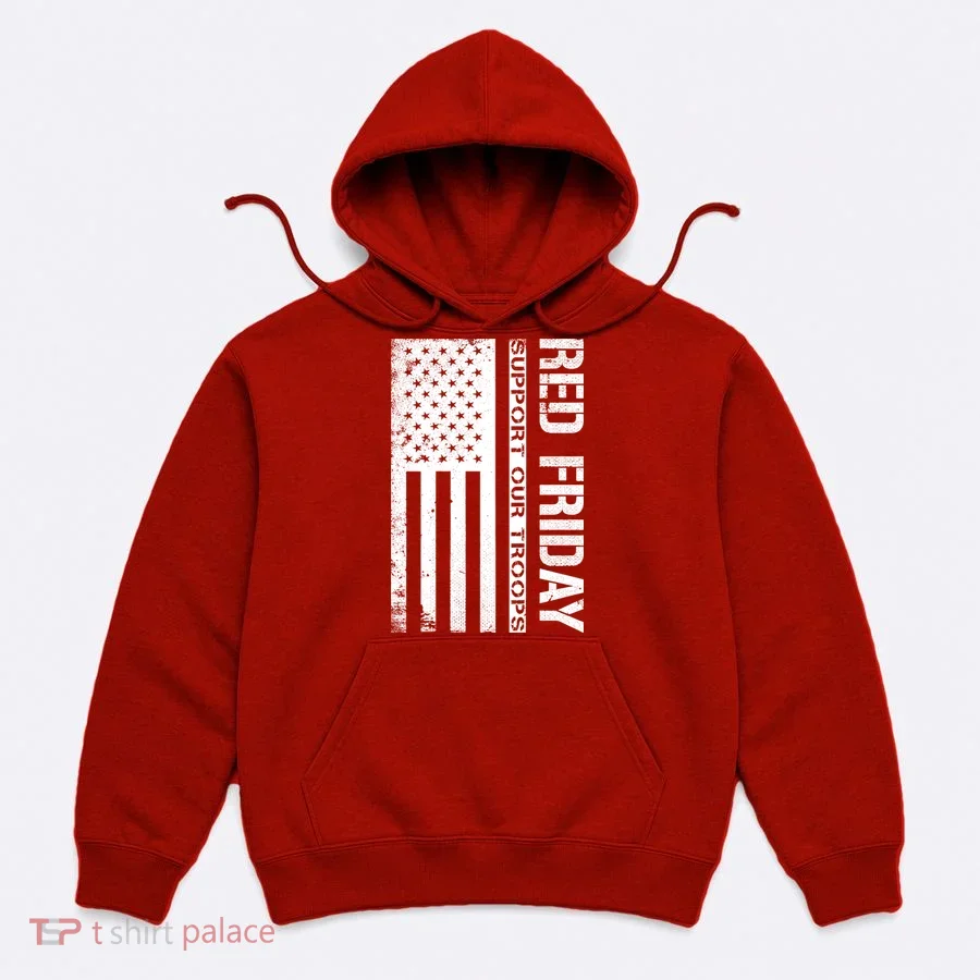 Red Friday Military Remember Everyone Deployed Hoodie