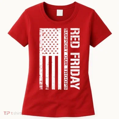 Red Friday Military Remember Everyone Deployed Women's T-Shirt
