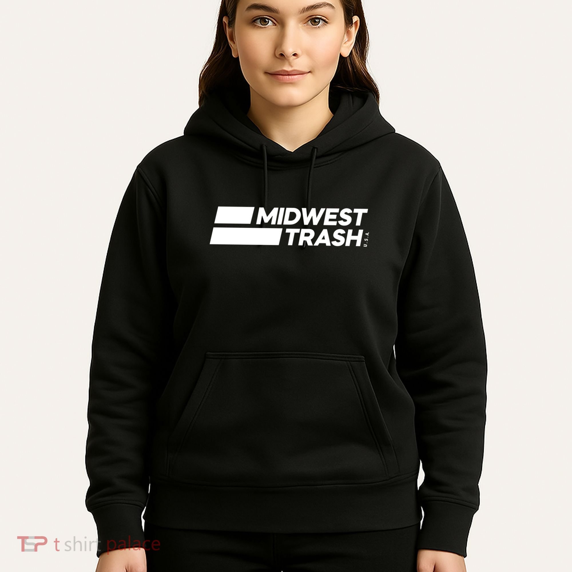 Real Friends Midwest Trash Logo Hoodie