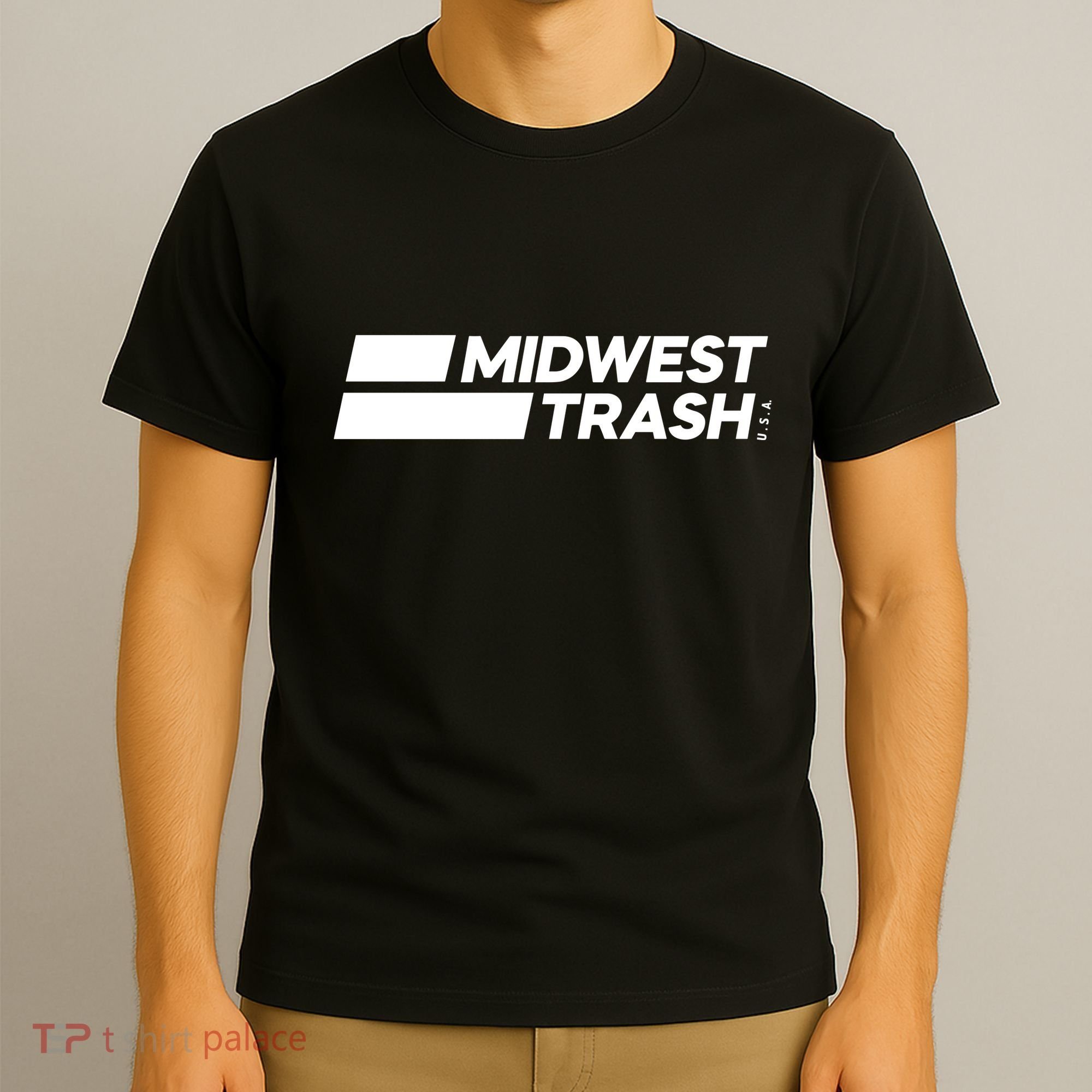 Real Friends Midwest Trash Logo T-Shirt
