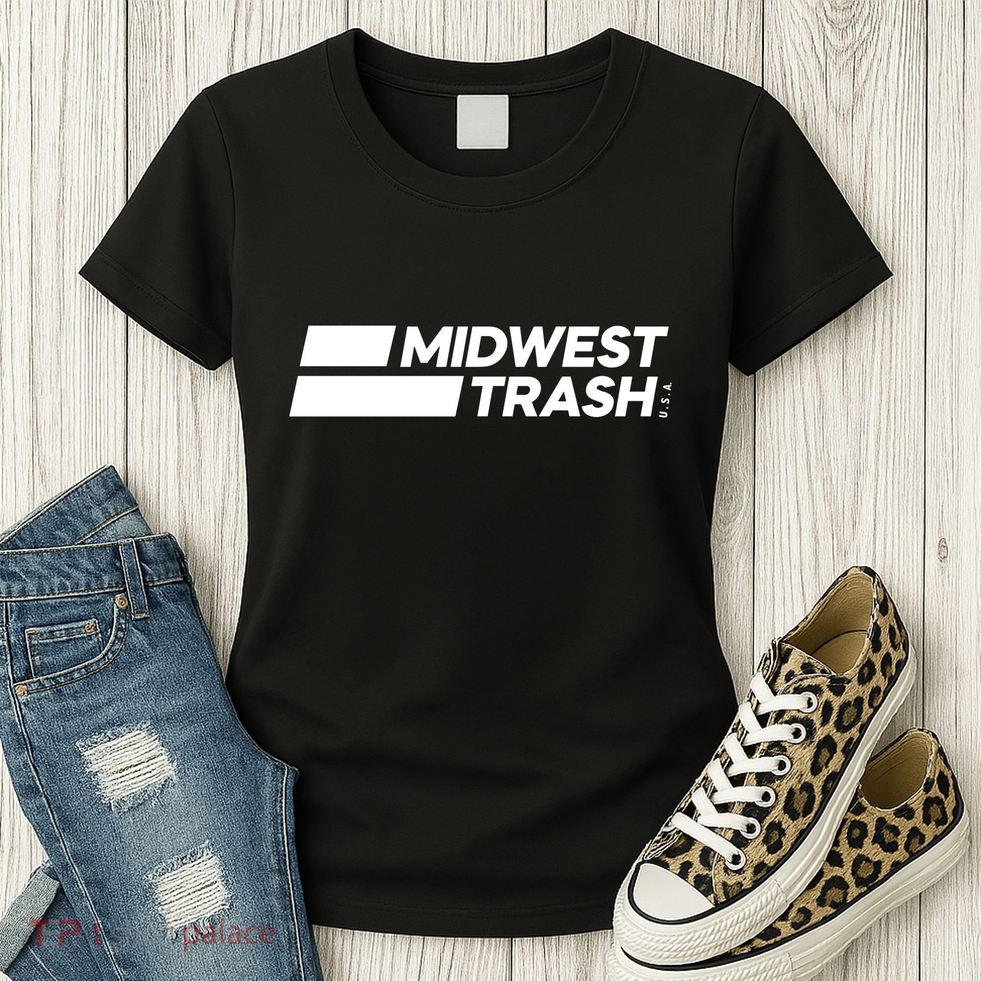 Real Friends Midwest Trash Logo Women's T-Shirt