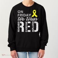 Red Friday Military R.E.D. On Friday We Wear Red Women's Sweatshirt thumb 0