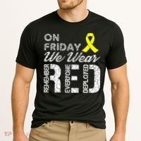 Red Friday Military R.E.D. On Friday We Wear Red Cooling Performance Crew T-Shirt thumb 2