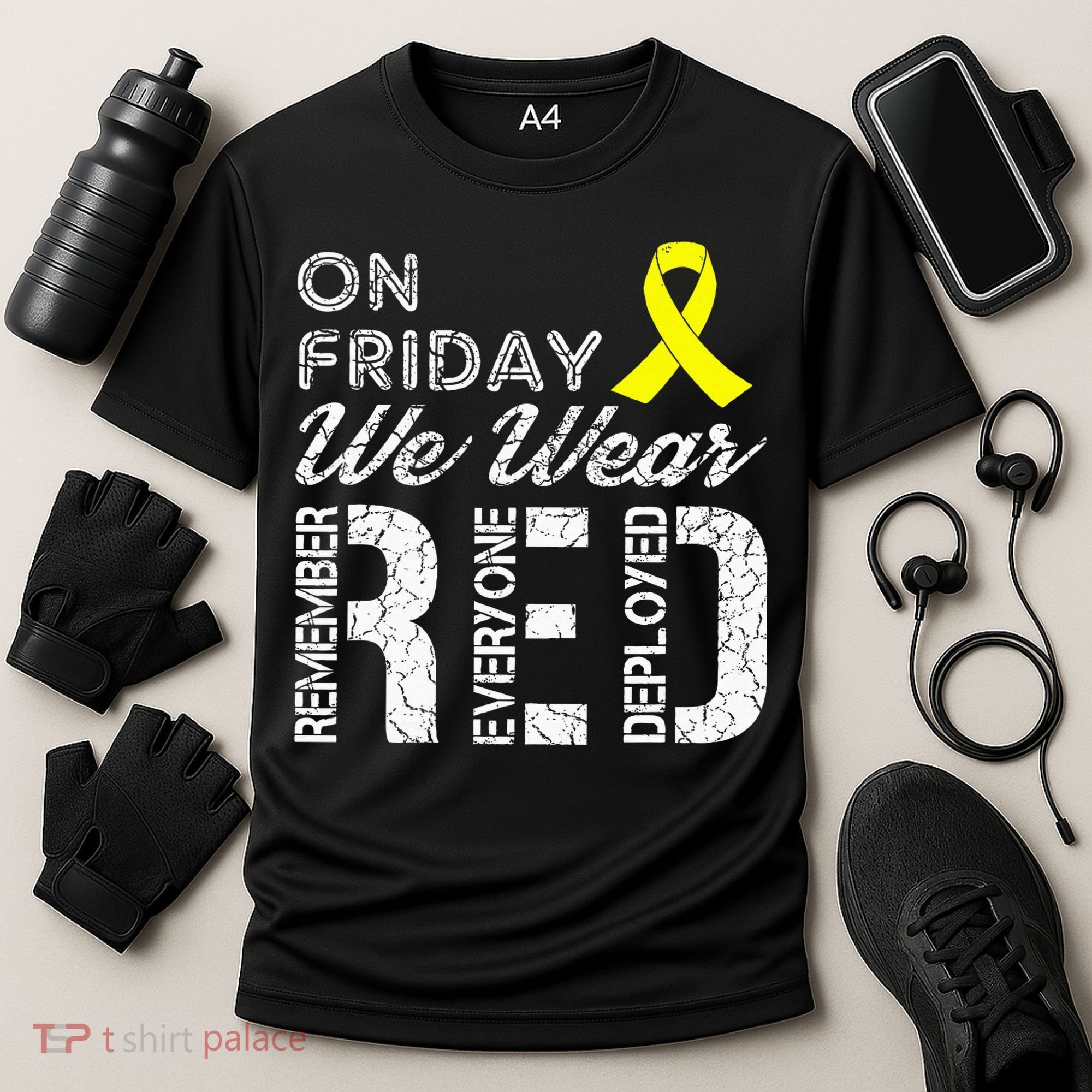 Red Friday Military R.E.D. On Friday We Wear Red Cooling Performance Crew T-Shirt
