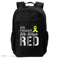 Red Friday Military R.E.D. On Friday We Wear Red Backpack thumb 0