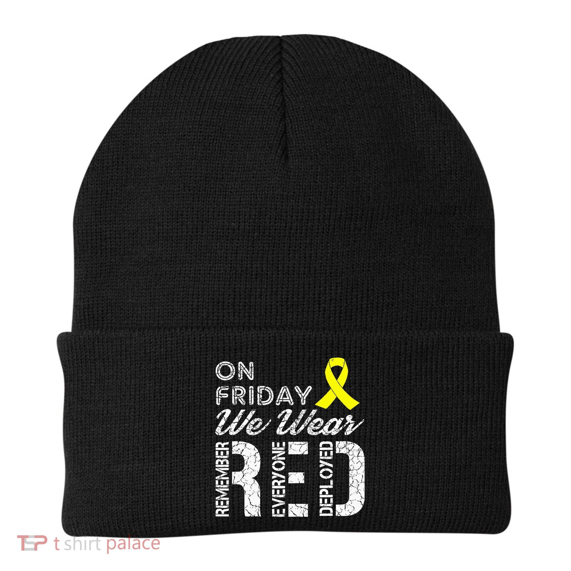 Red Friday Military R.E.D. On Friday We Wear Red Beanie