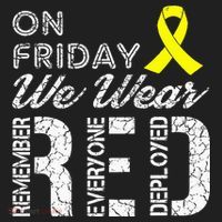 Red Friday Military R.E.D. On Friday We Wear Red Beanie thumb 2