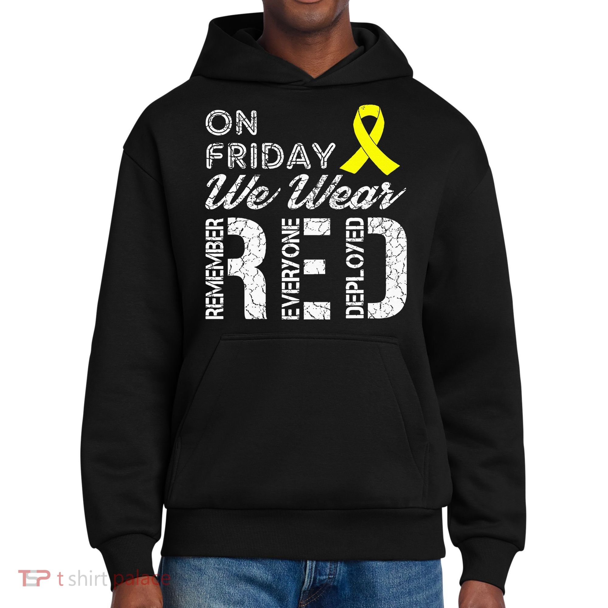 Red Friday Military R.E.D. On Friday We Wear Red District V.I.T. Heavyweight Hoodie