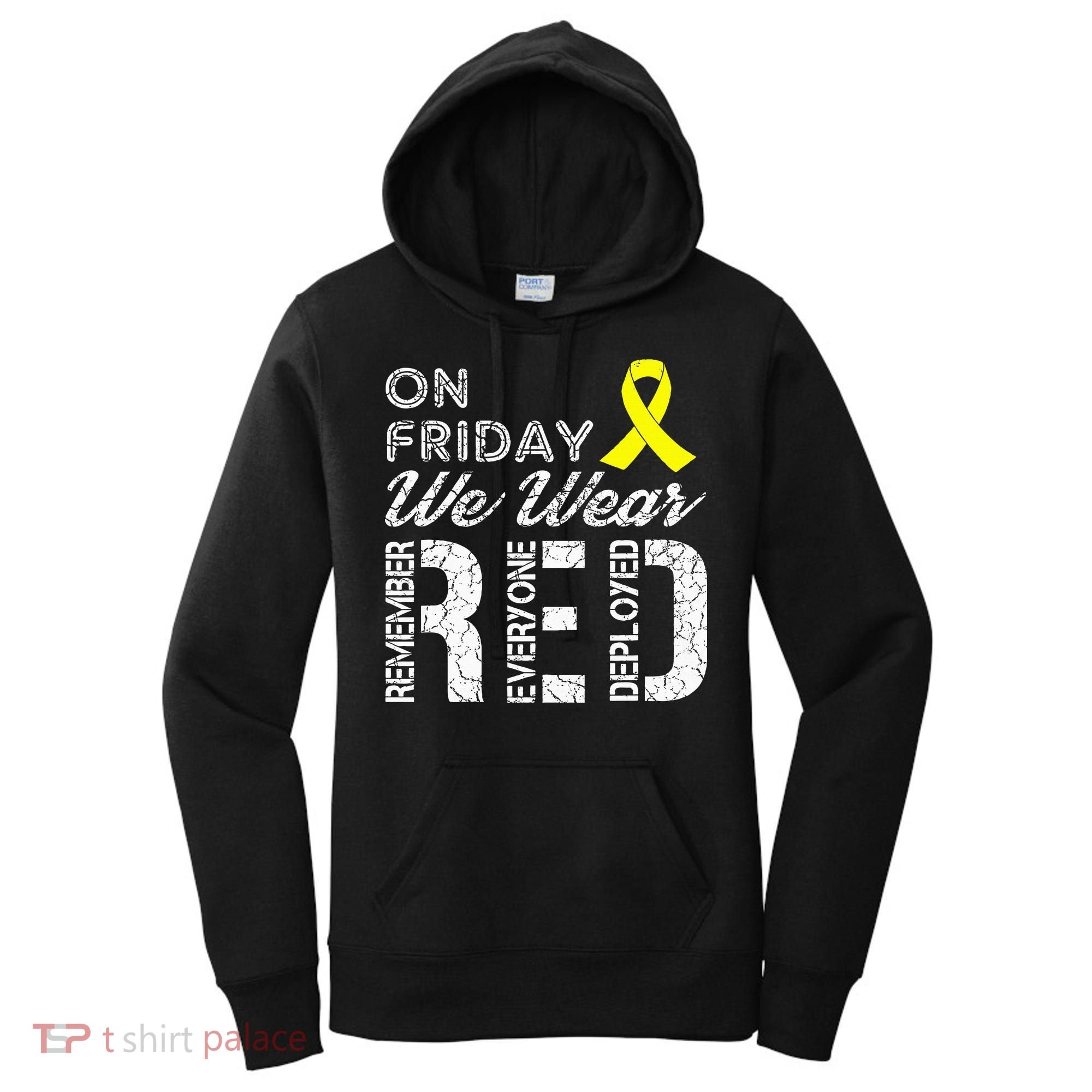 Red Friday Military R.E.D. On Friday We Wear Red Women's Hoodie