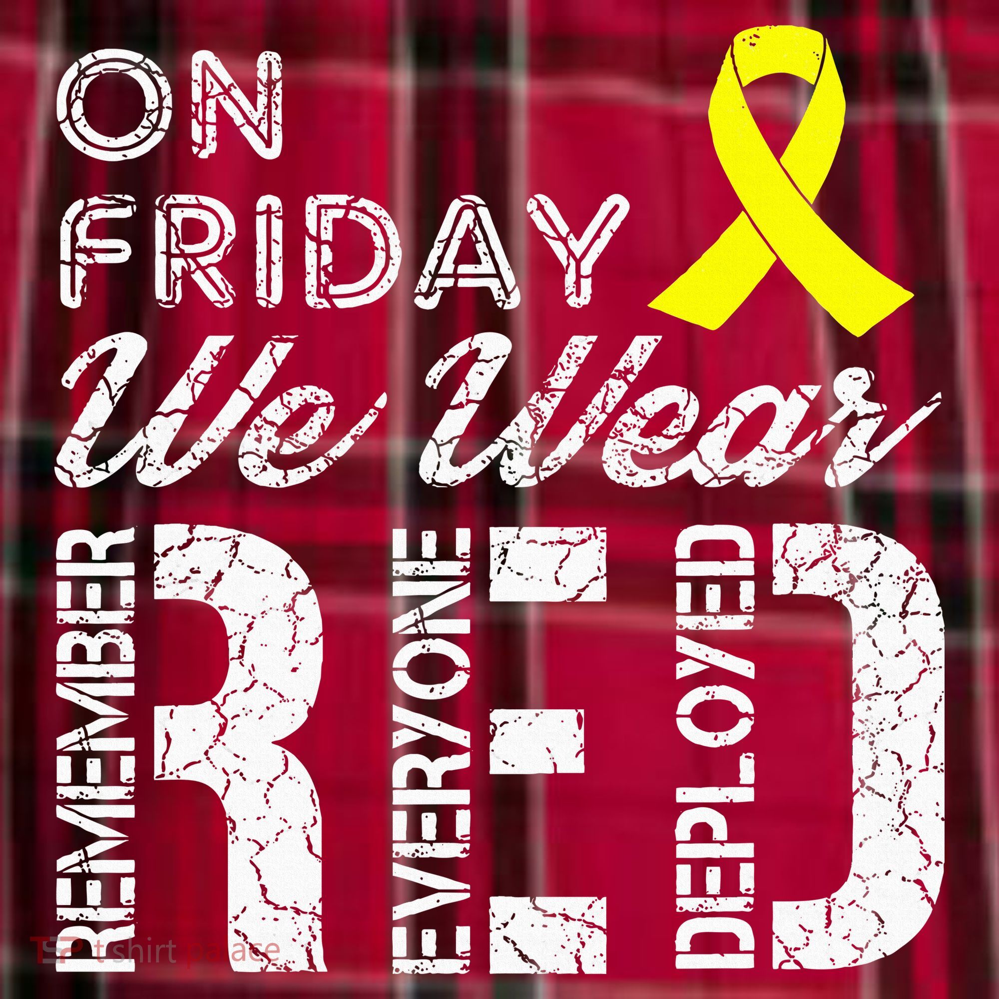 Red Friday Military R.E.D. On Friday We Wear Red Women's Flannel Plaid Pajama Pants