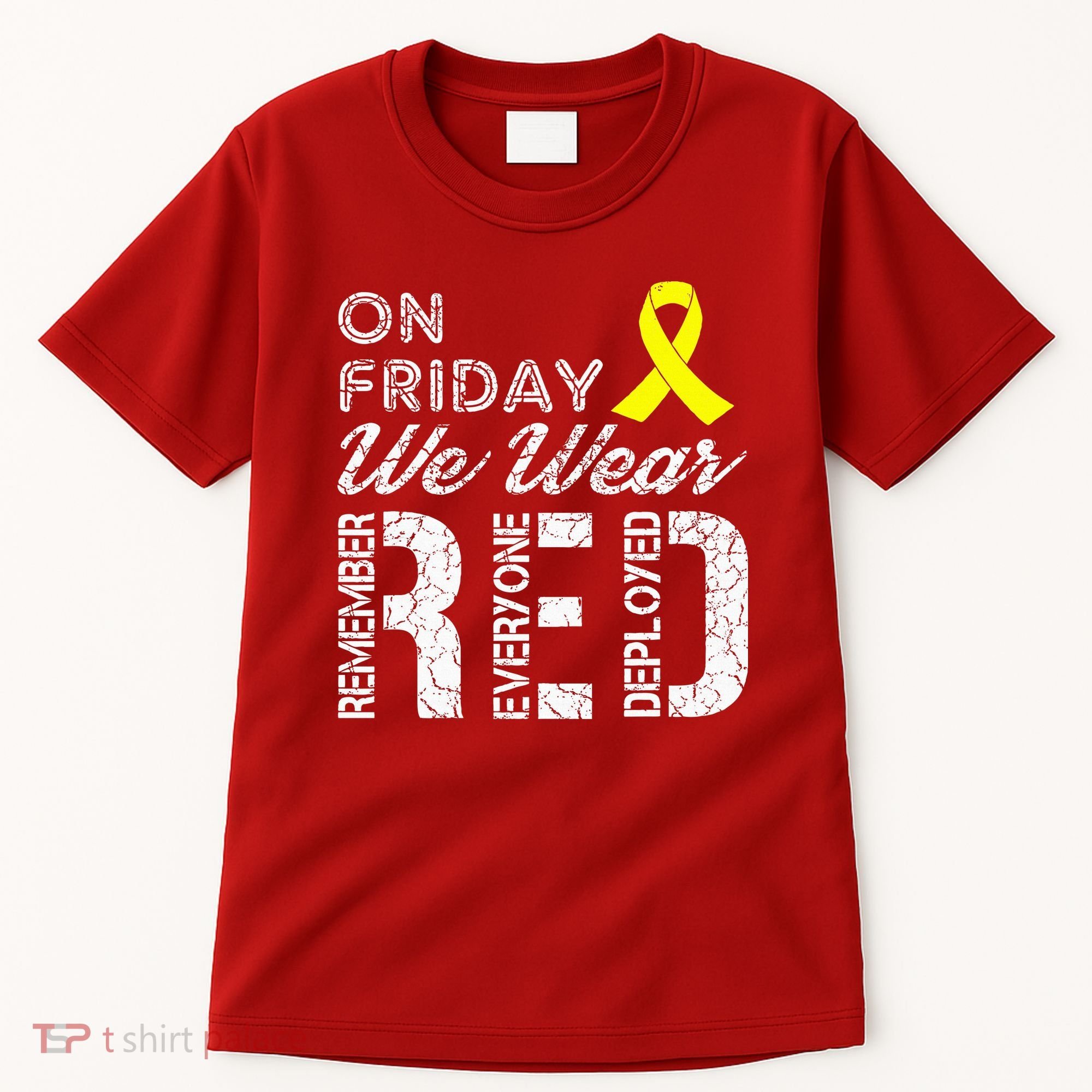 Red Friday Military R.E.D. On Friday We Wear Red Tall T-Shirt