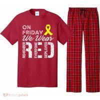 Red Friday Military R.E.D. On Friday We Wear Red Pajama Set thumb 0