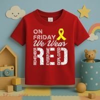 Red Friday Military R.E.D. On Friday We Wear Red Toddler T-Shirt thumb 3