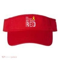 Red Friday Military R.E.D. On Friday We Wear Red Visor thumb 0