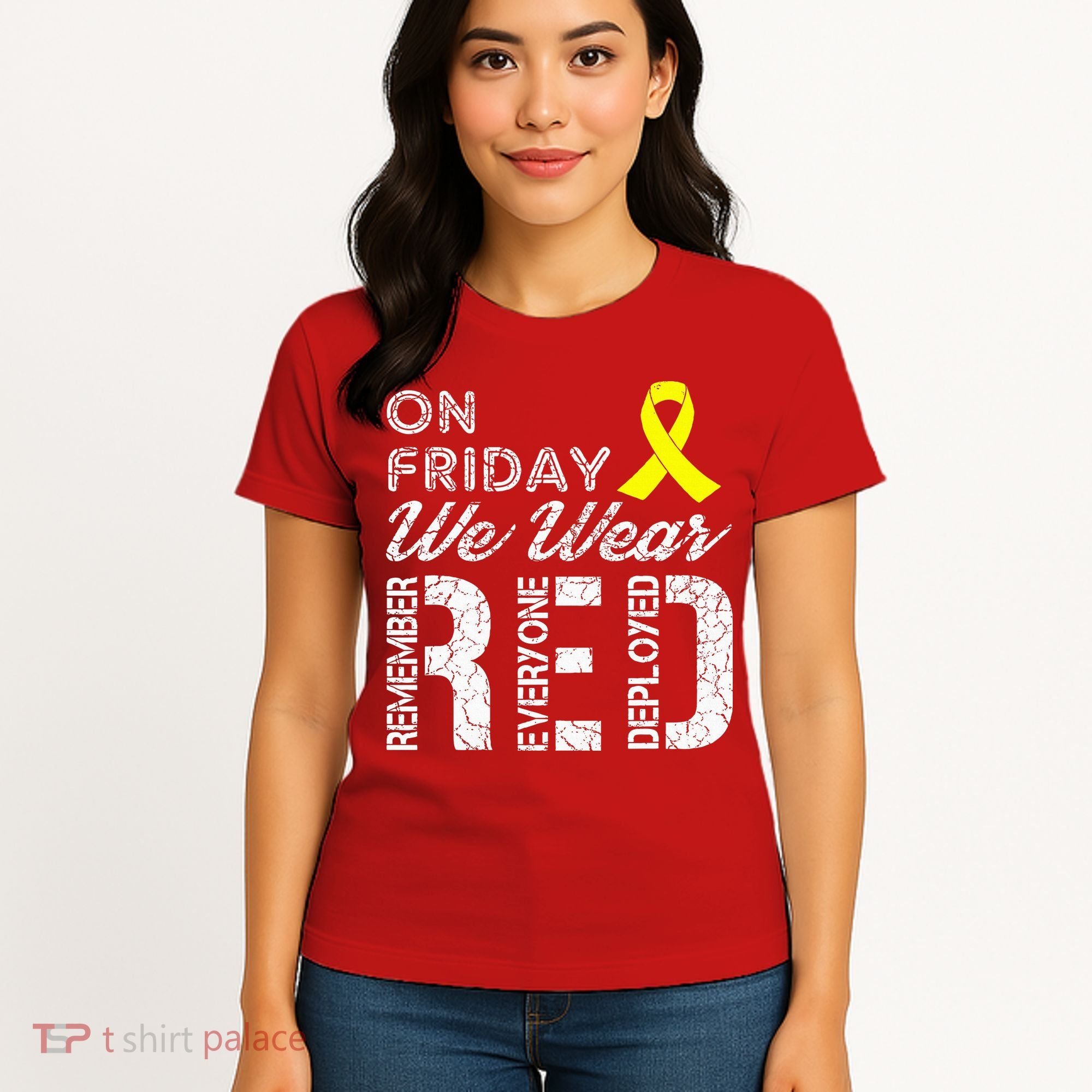 Red Friday Military R.E.D. On Friday We Wear Red Women's T-Shirt
