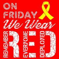 Red Friday Military R.E.D. On Friday We Wear Red Kids Plaid Pajama Set thumb 2