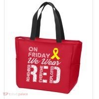 Red Friday Military R.E.D. On Friday We Wear Red Tote Bag thumb 3