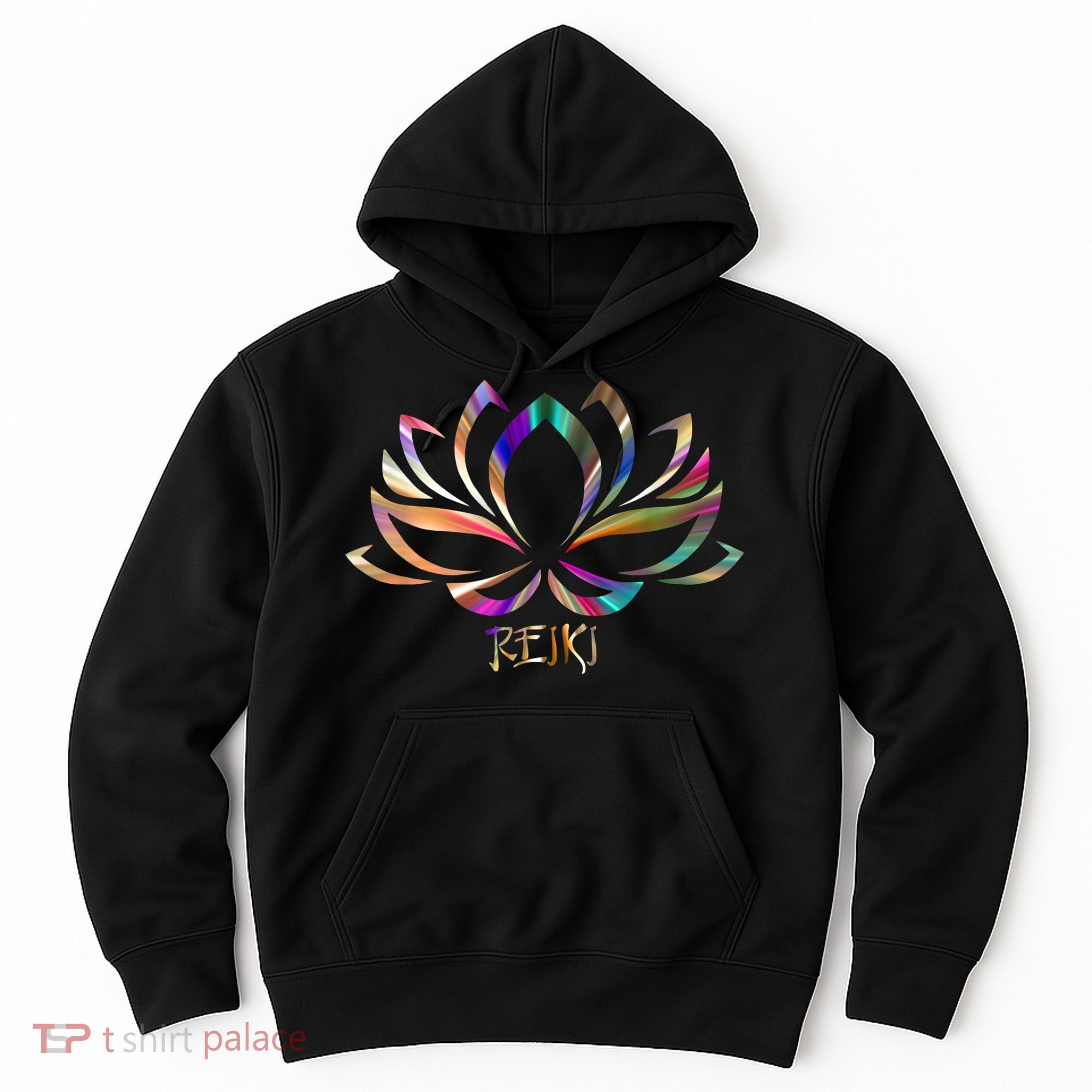 Reiki Filigree Meditation Lotus Flower Hoodie