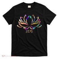 Reiki Filigree Meditation Lotus Flower T-Shirt thumb 0