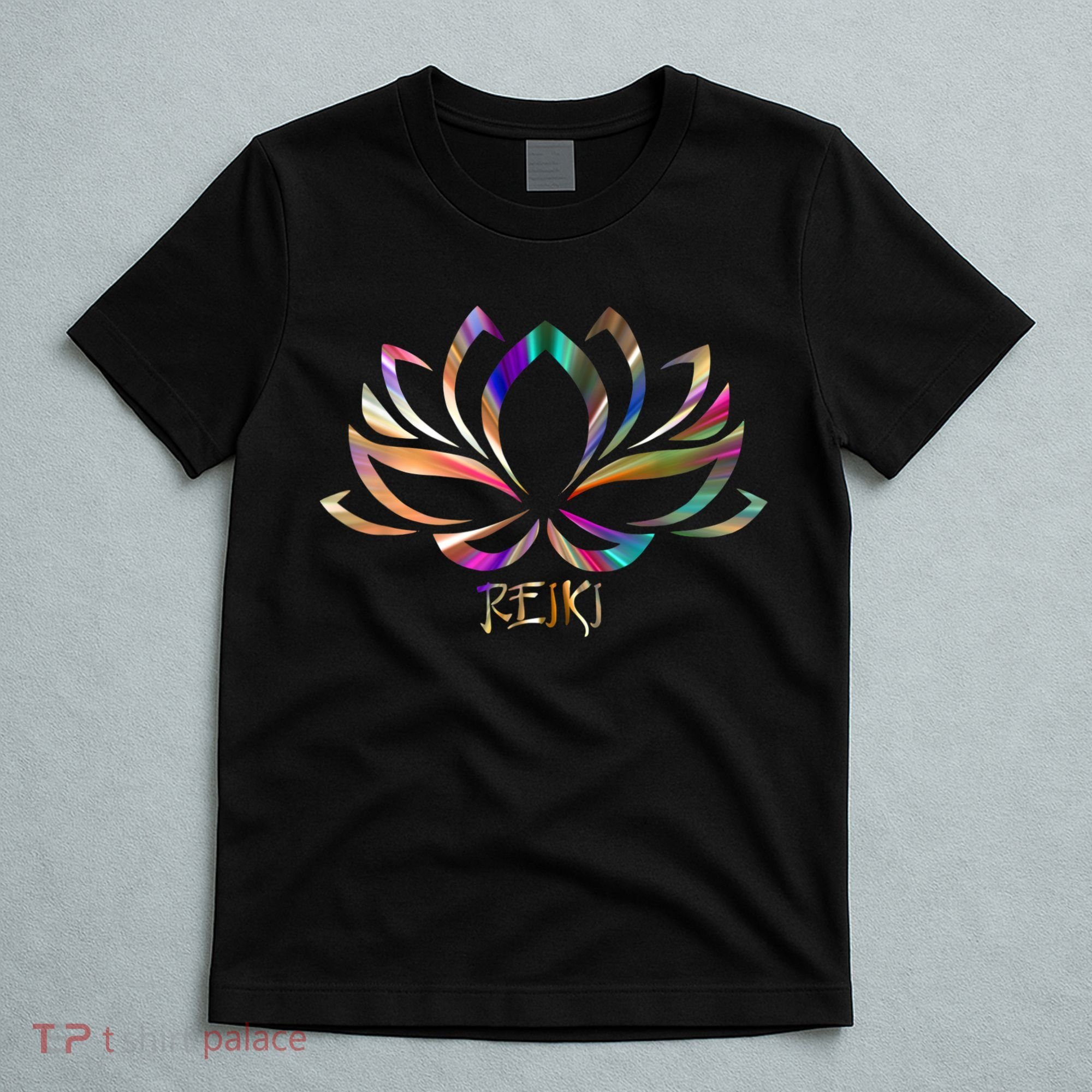 Reiki Filigree Meditation Lotus Flower T-Shirt