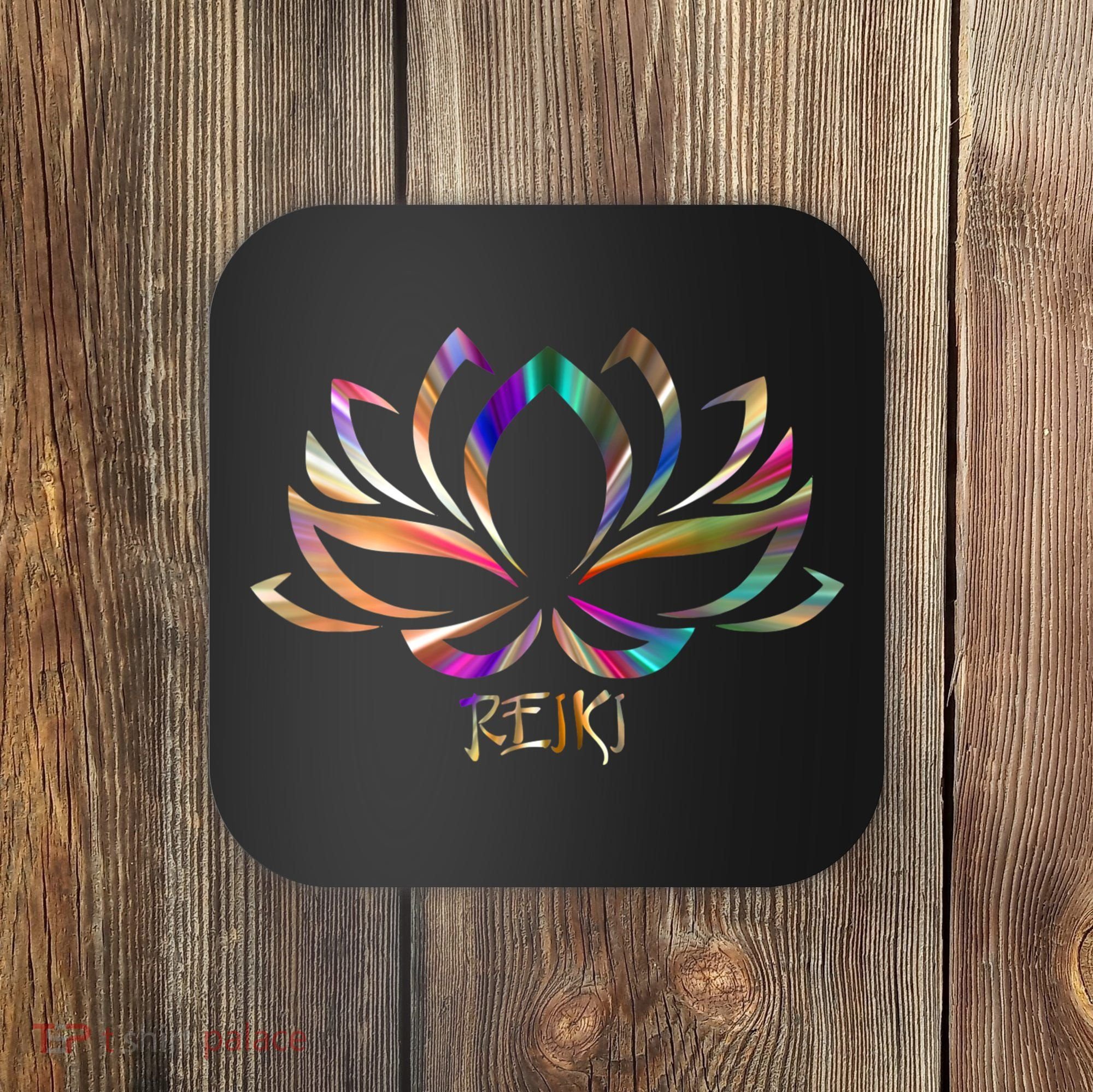 Reiki Filigree Meditation Lotus Flower Coaster