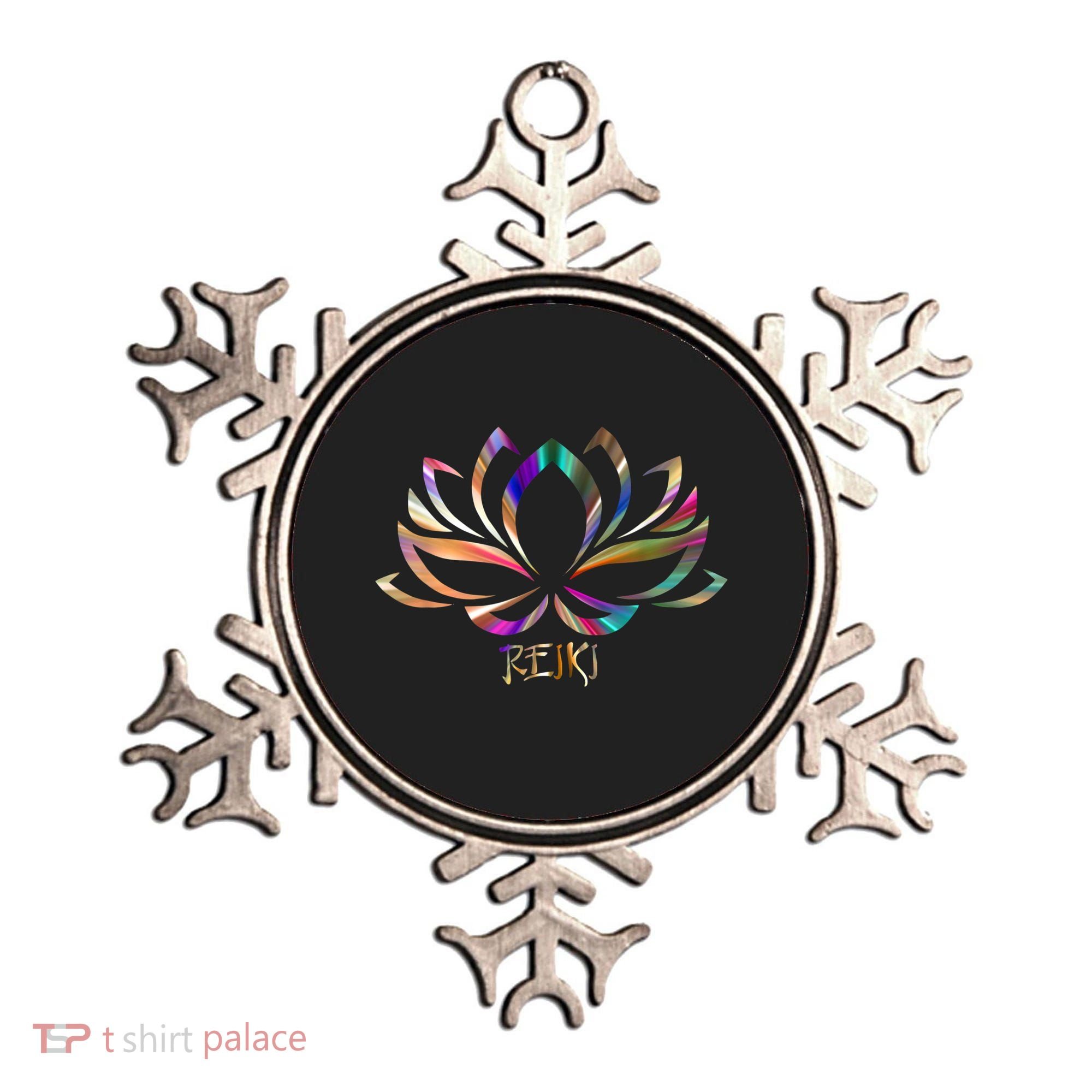Reiki Filigree Meditation Lotus Flower Ornament