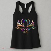 Reiki Filigree Meditation Lotus Flower Women's Tank Top thumb 3