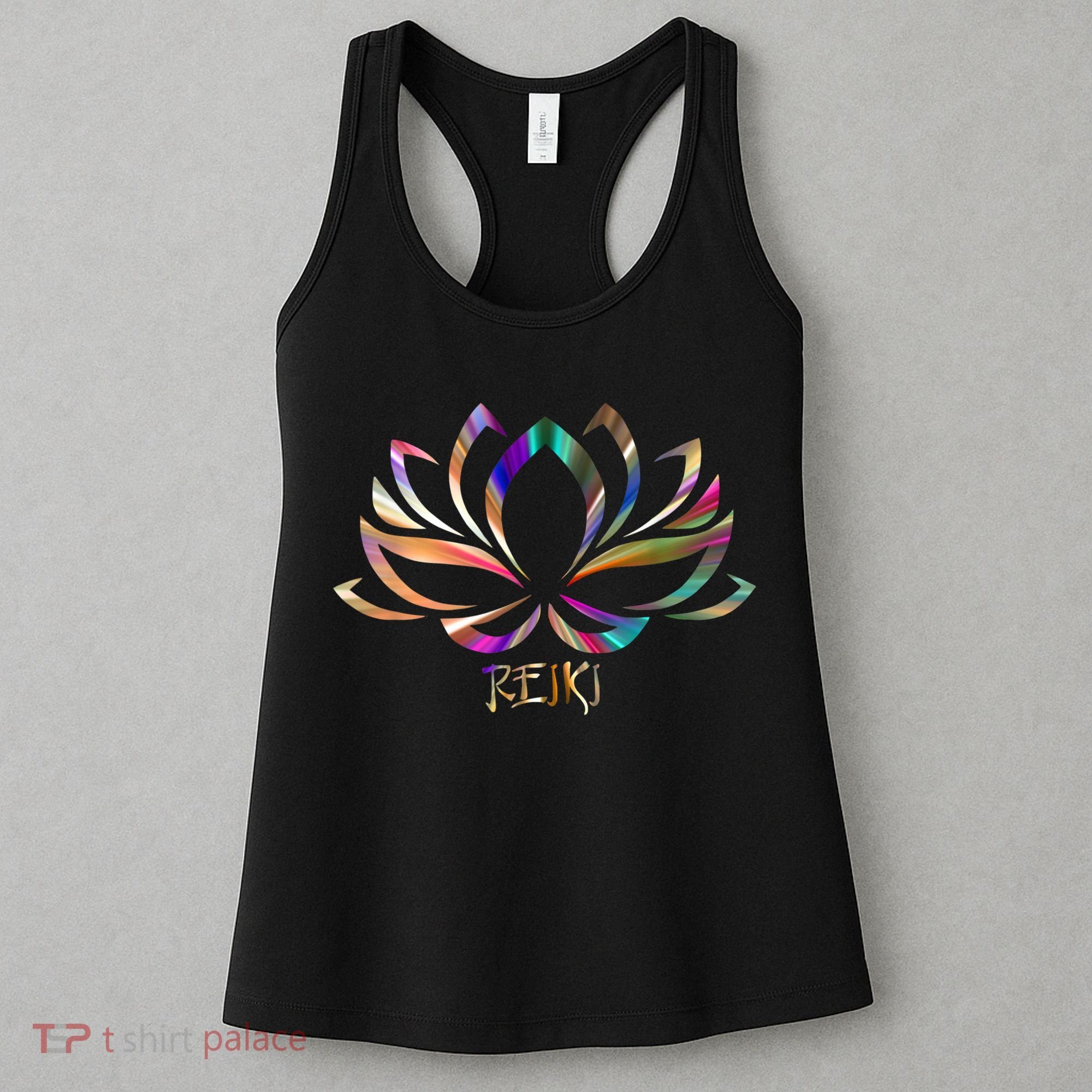 Reiki Filigree Meditation Lotus Flower Women's Tank Top