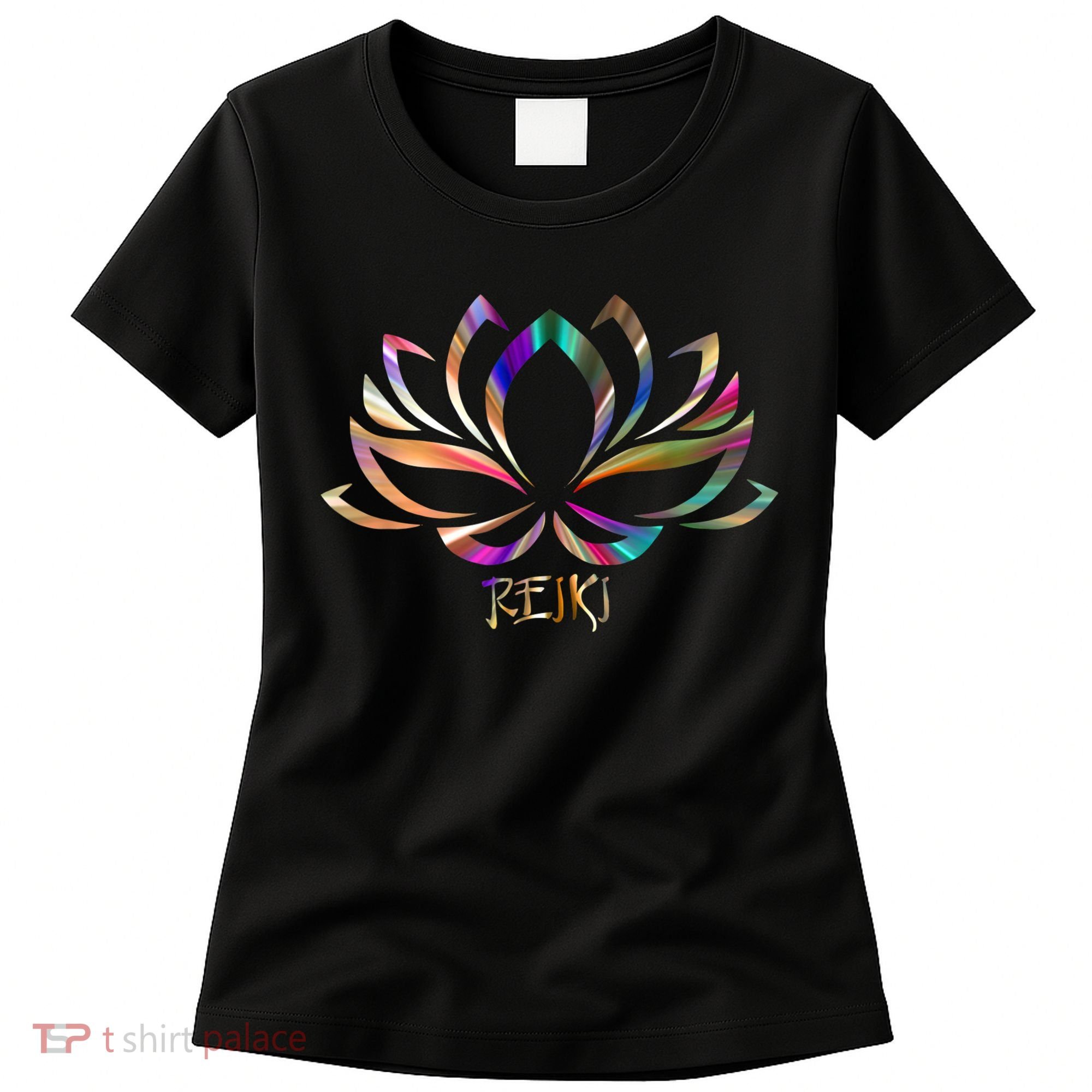 Reiki Filigree Meditation Lotus Flower Women's T-Shirt