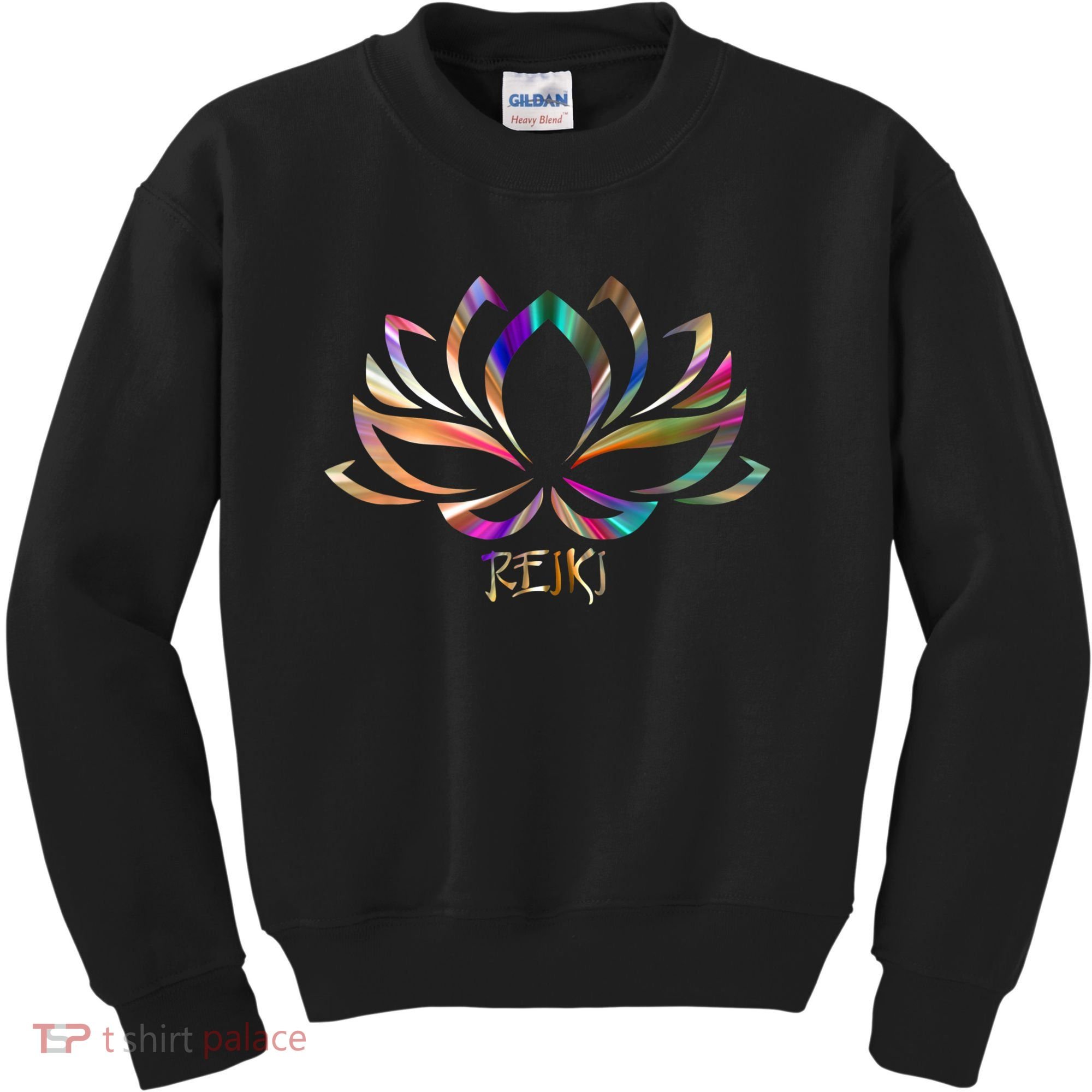 Reiki Filigree Meditation Lotus Flower Kids Sweatshirt