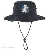 Red Friday Military We Wear Red Support Our Troops US Flag Bucket Hat thumb 0