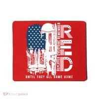 Red Friday Military We Wear Red Support Our Troops US Flag Mousepad thumb 0