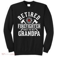 Retired Firefighter Makes The Best Grandpa Retirement Gift Sweatshirt thumb 0