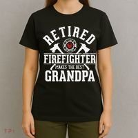 Retired Firefighter Makes The Best Grandpa Retirement Gift T-Shirt thumb 4