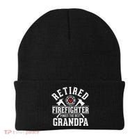Retired Firefighter Makes The Best Grandpa Retirement Gift Beanie thumb 0