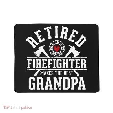 Retired Firefighter Makes The Best Grandpa Retirement Gift Mousepad