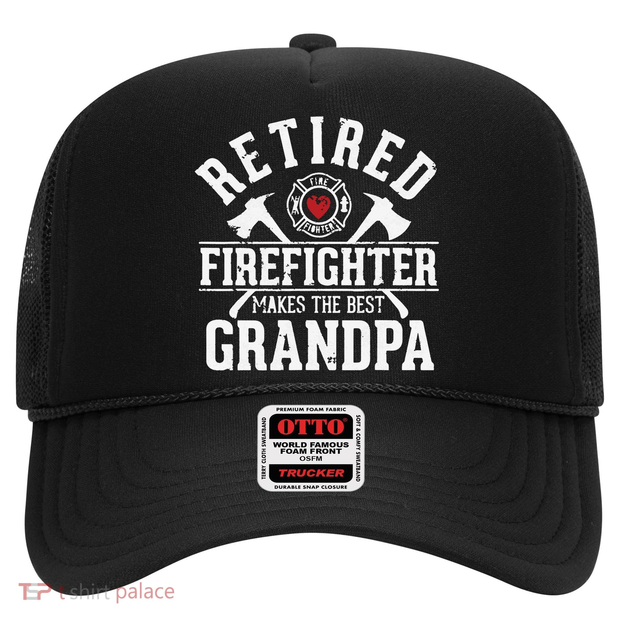 Retired Firefighter Makes The Best Grandpa Retirement Gift Hat