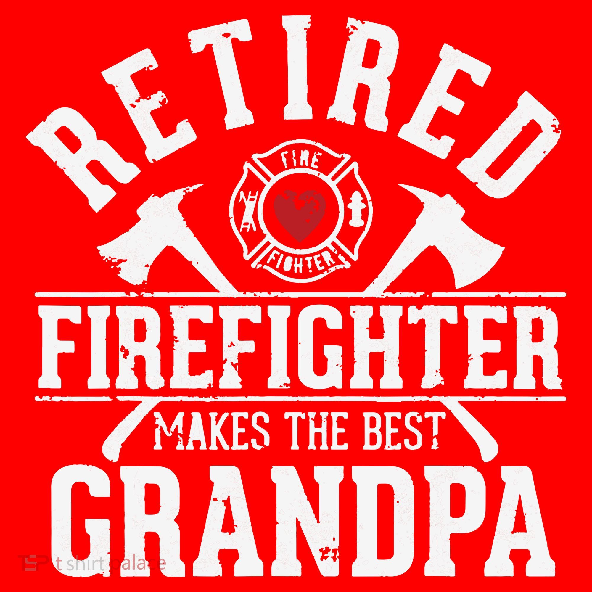 Retired Firefighter Makes The Best Grandpa Retirement Gift Santa Hat