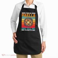 Retro Feed Me Paella Funny Saying Spanish Food Apron thumb 2
