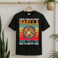 Retro Feed Me Paella Funny Saying Spanish Food T-Shirt thumb 2