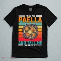 Retro Feed Me Paella Funny Saying Spanish Food T-Shirt thumb 5