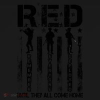 RED Friday Military Until They Come Home American Flag Women's Hoodie thumb 2
