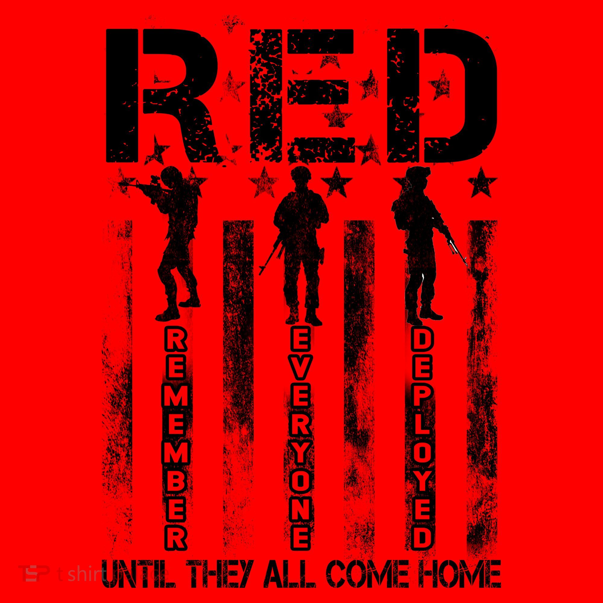 RED Friday Military Until They Come Home American Flag Mousepad