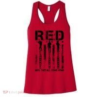RED Friday Military Until They Come Home American Flag Women's Tank Top thumb 0