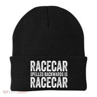 Racecar For Men Gift Mechanic Fast Race Car Racing Funny Beanie thumb 0