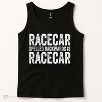 Racecar For Men Gift Mechanic Fast Race Car Racing Funny Tank Top thumb 2