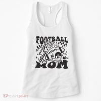 Retro Football Mom Baller Mom Football Game Day Mom Women's Tank Top thumb 0