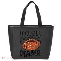 Retro Football Mama Football Tote Bag thumb 0