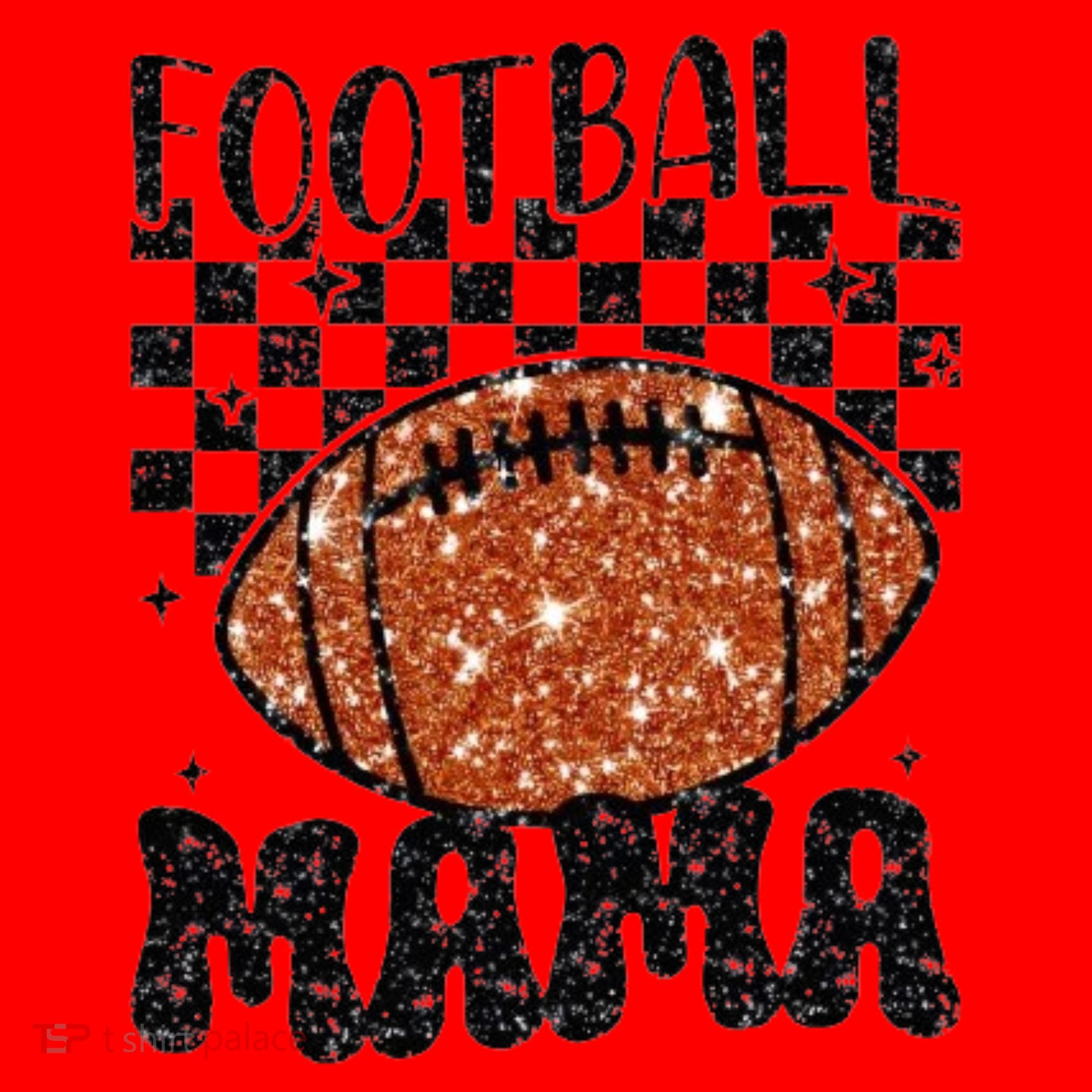 Retro Football Mama Football Santa Hat