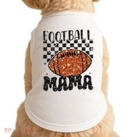 Retro Football Mama Football Doggie Tank thumb 0